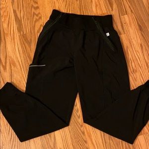 Black scrub pant joggers.